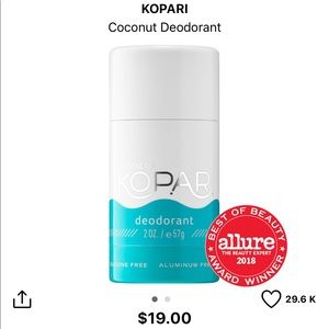 TRAVEL SIZE KOPARI COCONUT DEODERANT